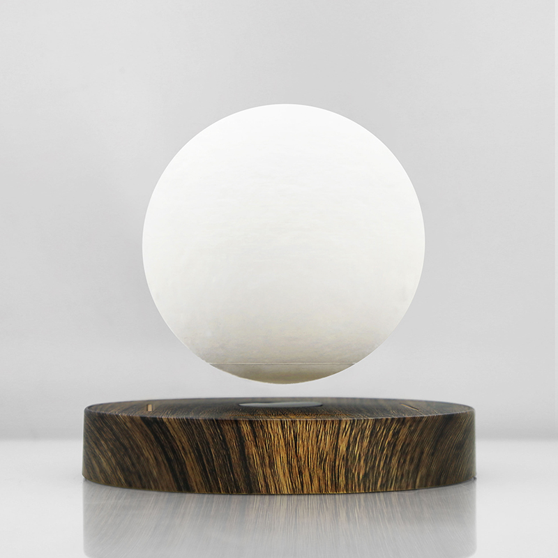 Regalo creativo Decorazioni per ufficio domestico Soggiorno illuminazione touch interruttore tavola magnetico lampada da tavolo galleggiante 3D Levitating Moon Light